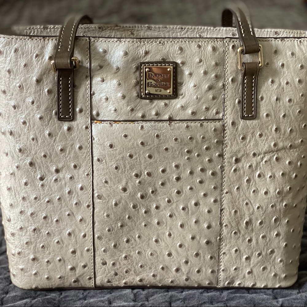 Dooney & Bourke Ostrich Lexington Shopper